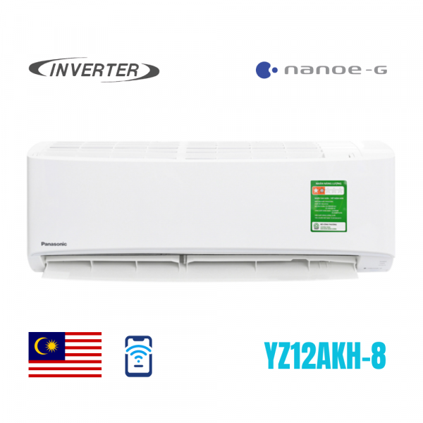 Điều hòa treo tường Panasonic 2 chiều Inverter 12000Btu CU/CS - YZ12AKH-8