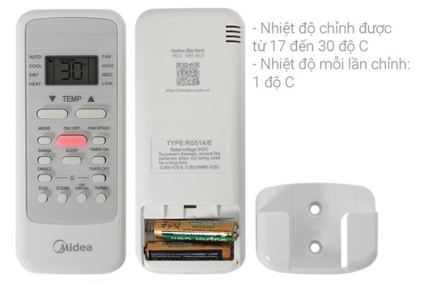 Điều hòa Midea Inverter 1 HP MAFA-09CDN8 - Hình ảnh 4