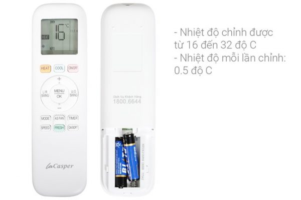 Điều hòa 2 chiều Casper Inverter 9300 BTU XH-09IF35 - Hình ảnh 4